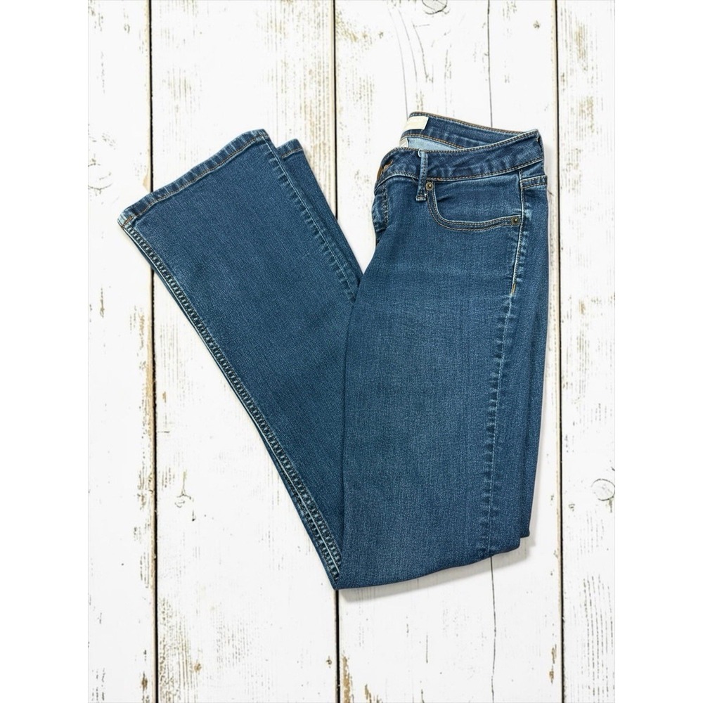 Banana Republic Jeans Womens 27/4 Bootcut Blue Denim Flap Pockets Y2K Stretch
